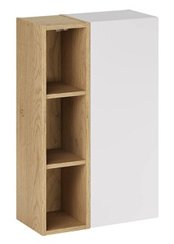 Biała szafka łazienkowa na ścianę - Verdessa 8X ze sklepu Edinos.pl w kategorii Szafki i regały łazienkowe - zdjęcie 188228372