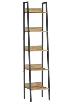 Wąski industrialny regał metalowy dąb artisan - Marinex ze sklepu Edinos.pl w kategorii Regały i witryny - zdjęcie 188228441