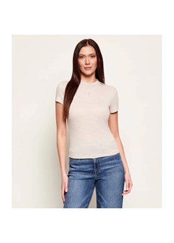 GUESS Półgolf TINA | Slim Fit | z dodatkiem jedwabiu i wełny ze sklepu Gomez Fashion Store w kategorii Bluzki damskie - zdjęcie 188229383