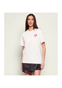 Hugo Blue T-shirt Vintage_Tee_B_9 | Regular Fit ze sklepu Gomez Fashion Store w kategorii Bluzki damskie - zdjęcie 188229400