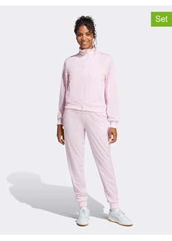 adidas 2-częściowy strój sportowy w kolorze jasnoróżowym ze sklepu Limango Polska w kategorii Bluzy damskie - zdjęcie 188229503
