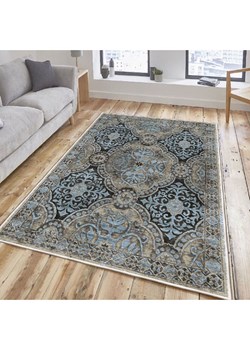 Mioli Dywan "Els" w kolorze beżowo-czarno-błękitnym ze sklepu Limango Polska w kategorii Dywany - zdjęcie 188229592