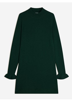 Perfect Cashmere Kaszmirowa sukienka "Lyamia" w kolorze zielonym ze sklepu Limango Polska w kategorii Sukienki - zdjęcie 188229602