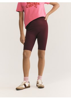 Reserved - Sportowe kolarki - bordowy ze sklepu Reserved w kategorii Spodenki ciążowe - zdjęcie 188230240