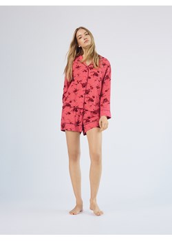 Reserved - Dwuczęściowa piżama we wzory - różowy ze sklepu Reserved w kategorii Piżamy damskie - zdjęcie 188230273