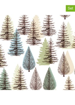 ppd Serwetki (40 szt.) "Abeti" w kolorze biało-zielonym ze sklepu Limango Polska w kategorii Akcesoria kuchenne - zdjęcie 188230544