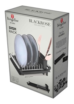 Berlinger Haus Ociekacz "Black Rose" w kolorze czarnym - 27,9 x 20 x 11,6 cm ze sklepu Limango Polska w kategorii Akcesoria kuchenne - zdjęcie 188231333