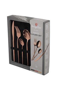 Berlinger Haus 24-częściowy zestaw sztućców w kolorze różowozłotym ze sklepu Limango Polska w kategorii Sztućce - zdjęcie 188231403