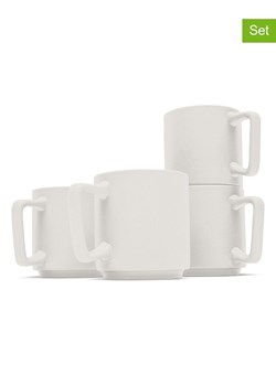 Berlinger Haus Kubki (4 szt.) w kolorze kremowym do kawy - 300 ml ze sklepu Limango Polska w kategorii Dzbanki i zaparzacze - zdjęcie 188231910