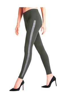 Falke Legginsy w kolorze khaki ze sklepu Limango Polska w kategorii Spodnie damskie - zdjęcie 188232372