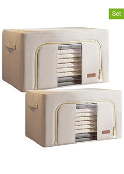 Joybos 2-częściowy zestaw w kolorze kremowym ze sklepu Limango Polska w kategorii Pojemniki kuchenne - zdjęcie 188233164