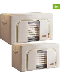 Joybos 2-częściowy zestaw w kolorze kremowym ze sklepu Limango Polska w kategorii Pojemniki kuchenne - zdjęcie 188233174