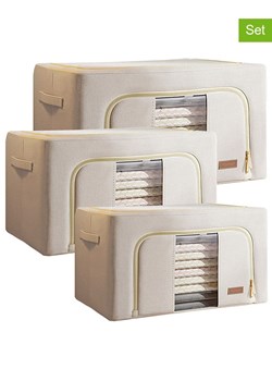 Joybos Pojemniki (3 szt.) w kolorze beżowym na ubrania ze sklepu Limango Polska w kategorii Pojemniki kuchenne - zdjęcie 188233184