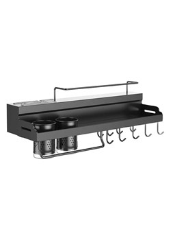 Joybos Regał kuchenny w kolorze czarnym - 50 x 10 x 19,5 cm ze sklepu Limango Polska w kategorii Regały i witryny - zdjęcie 188233583