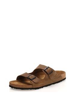 Comfortfusse Skórzane klapki w kolorze jasnobrązowym ze sklepu Limango Polska w kategorii Klapki męskie - zdjęcie 188233650