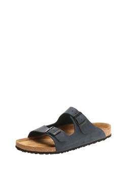 Comfortfusse Skórzane klapki w kolorze granatowym ze sklepu Limango Polska w kategorii Klapki męskie - zdjęcie 188233660