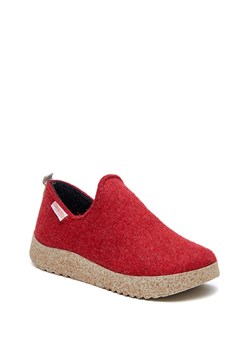 Comfortfusse Wełniane kapcie w kolorze czerwonym ze sklepu Limango Polska w kategorii Kapcie damskie - zdjęcie 188234070