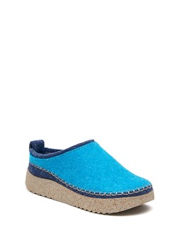 Comfortfusse Wełniane kapcie w kolorze niebieskim ze sklepu Limango Polska w kategorii Kapcie damskie - zdjęcie 188234143