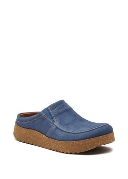 Comfortfusse Skórzane chodaki w kolorze niebieskim ze sklepu Limango Polska w kategorii Klapki damskie - zdjęcie 188235193