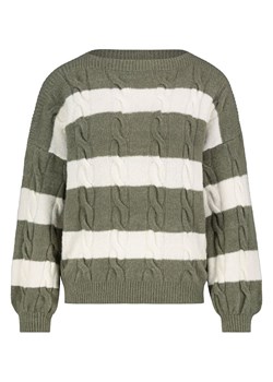 Sublevel Sweter w kolorze oliwkowo-kremowym ze sklepu Limango Polska w kategorii Swetry damskie - zdjęcie 188237484
