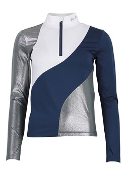 Peak Mountain Koszulka funkcyjna w kolorze granatowo-srebrno-białym ze sklepu Limango Polska w kategorii Bluzki damskie - zdjęcie 188241362