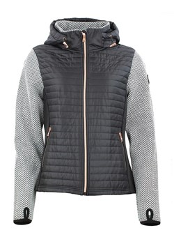 Peak Mountain Kurtka hybrydowa "Andomo" w kolorze czarnym ze sklepu Limango Polska w kategorii Kurtki damskie - zdjęcie 188241773