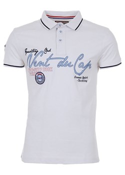 Peak Mountain Koszulka polo w kolorze białym ze sklepu Limango Polska w kategorii T-shirty męskie - zdjęcie 188243072
