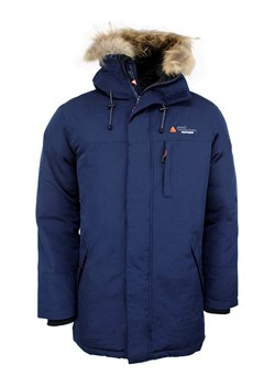 Peak Mountain Parka puchowa "Cogan" w kolorze granatowym ze sklepu Limango Polska w kategorii Kurtki męskie - zdjęcie 188243092