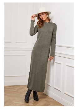 Joséfine Sukienka dzianinowa "Analog" w kolorze khaki ze sklepu Limango Polska w kategorii Sukienki - zdjęcie 188243342