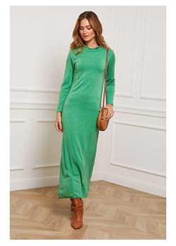 Joséfine Sukienka dzianinowa "Analog" w kolorze zielonym ze sklepu Limango Polska w kategorii Sukienki - zdjęcie 188243360