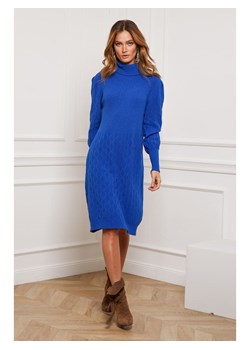 Joséfine Sukienka dzianinowa "Eclose" w kolorze niebieskim ze sklepu Limango Polska w kategorii Sukienki - zdjęcie 188243590