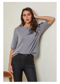 Joséfine Sweter "Kalocsa" w kolorze szarym ze sklepu Limango Polska w kategorii Swetry damskie - zdjęcie 188243764