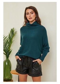 Joséfine Sweter "Karcag" w kolorze ciemnozielonym ze sklepu Limango Polska w kategorii Swetry damskie - zdjęcie 188243803