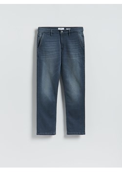 Reserved - Jeansy slim fit z efektem sprania - granatowy ze sklepu Reserved w kategorii Jeansy męskie - zdjęcie 188244181