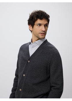 Reserved - Rozpinany kardigan - szary ze sklepu Reserved w kategorii Swetry męskie - zdjęcie 188244232