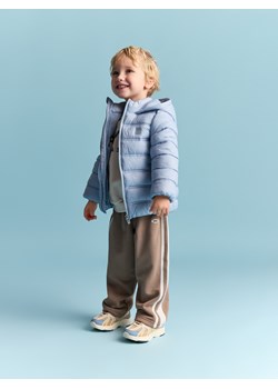 Reserved - Pikowana kurtka z kapturem - jasnoniebieski ze sklepu Reserved w kategorii Kurtki chłopięce - zdjęcie 188244243