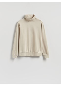 Reserved - Bluza z golfem - beżowy ze sklepu Reserved w kategorii Bluzy męskie - zdjęcie 188245833