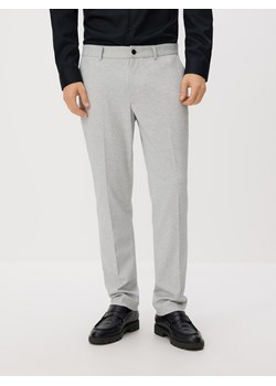 Reserved - Garniturowe spodnie slim fit - jasnoszary ze sklepu Reserved w kategorii Spodnie męskie - zdjęcie 188245861