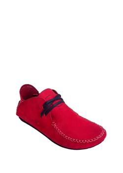 Comfortfusse Skórzane mokasyny w kolorze czerwonym ze sklepu Limango Polska w kategorii Mokasyny damskie - zdjęcie 188245963
