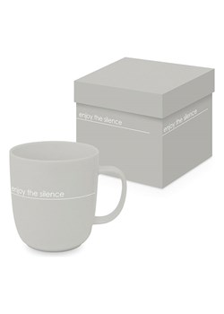 ppd Kubek jumbo "Pure silence" w kolorze szarym - 400 ml ze sklepu Limango Polska w kategorii Naczynia - zdjęcie 188246044