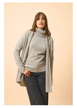 Just Cashmere Kaszmirowy kardigan "Maddie" w kolorze szarym ze sklepu Limango Polska w kategorii Swetry damskie - zdjęcie 188246112