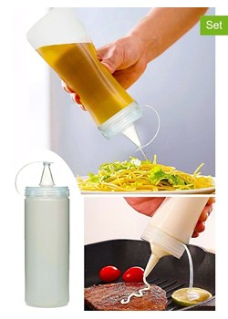 Violeta Home Dozowniki (3 szt.) w kolorze białym do oliwy - wys. 25 cm ze sklepu Limango Polska w kategorii Naczynia - zdjęcie 188246284