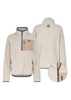 Sublevel Bluza polarowa w kolorze beżowym ze sklepu Limango Polska w kategorii Bluzy damskie - zdjęcie 188246323
