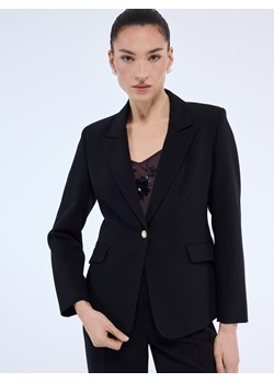 Mohito - Marynarka z ozdobnym guzikiem petite - czarny ze sklepu Mohito w kategorii Marynarki damskie - zdjęcie 188246873