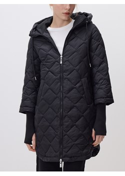 Reserved - Długa kurtka z kapturem - czarny ze sklepu Reserved w kategorii Kurtki damskie - zdjęcie 188247393