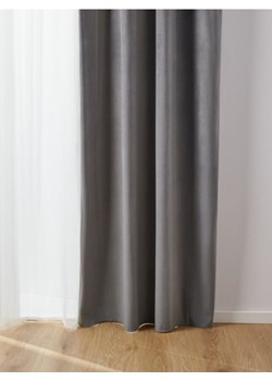 Sinsay - Welurowa zasłona - szary ze sklepu Sinsay w kategorii Zasłony - zdjęcie 188248090