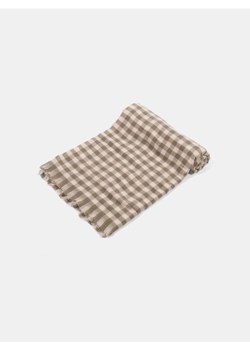 Sinsay - Koc z frędzlami - beżowy ze sklepu Sinsay w kategorii Koce i pledy - zdjęcie 188248112