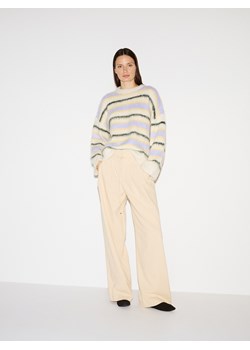 Reserved - Spodnie z paskiem - jasnożółty ze sklepu Reserved w kategorii Spodnie damskie - zdjęcie 188248391