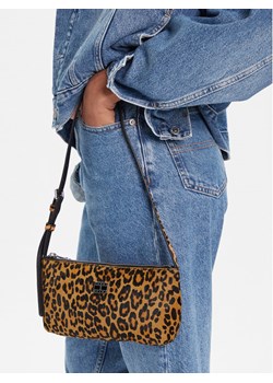 Torebka Tommy Jeans Tjw Must Leopard Shoulder Bag AW0AW18008 Pomarańczowy ze sklepu eobuwie.pl w kategorii Torebki damskie - zdjęcie 188248791