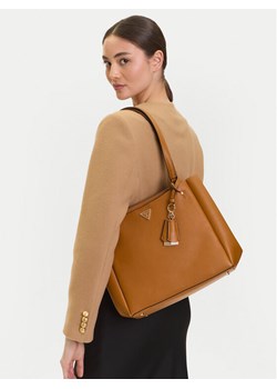 Torebka Guess HWNG96 69230 Brązowy ze sklepu eobuwie.pl w kategorii Torebki damskie - zdjęcie 188248840